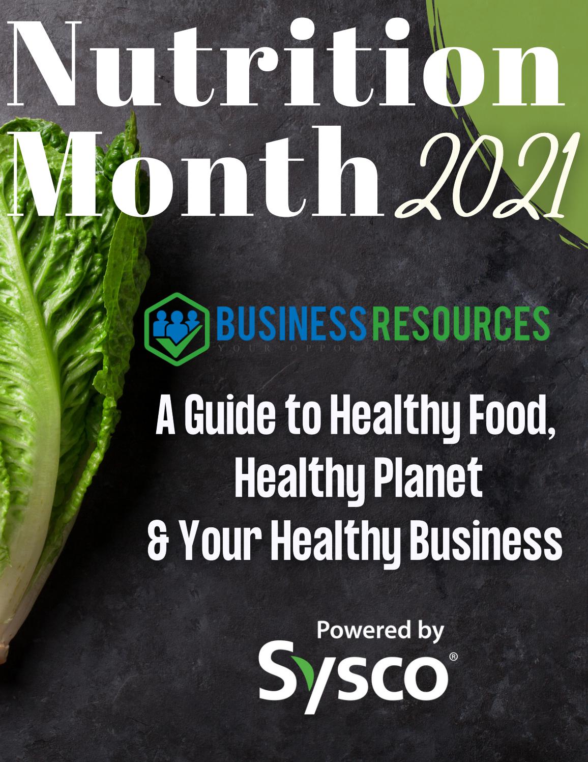 Nutrition Month 2021 Sysco Southern Ontario by Sysco Canada Issuu