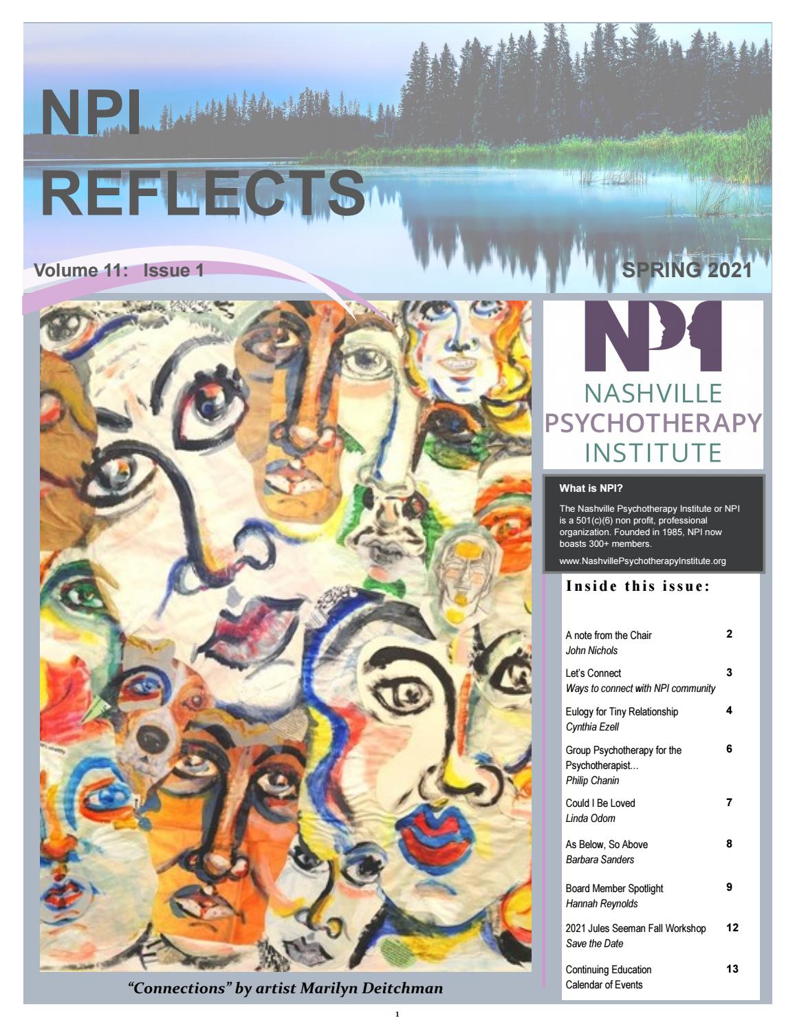 Npi Reflects Spring 21 By Nashvillepsychotherapy Issuu Npi Reflects Spring 21 By Nashvillepsychotherapy Issuu