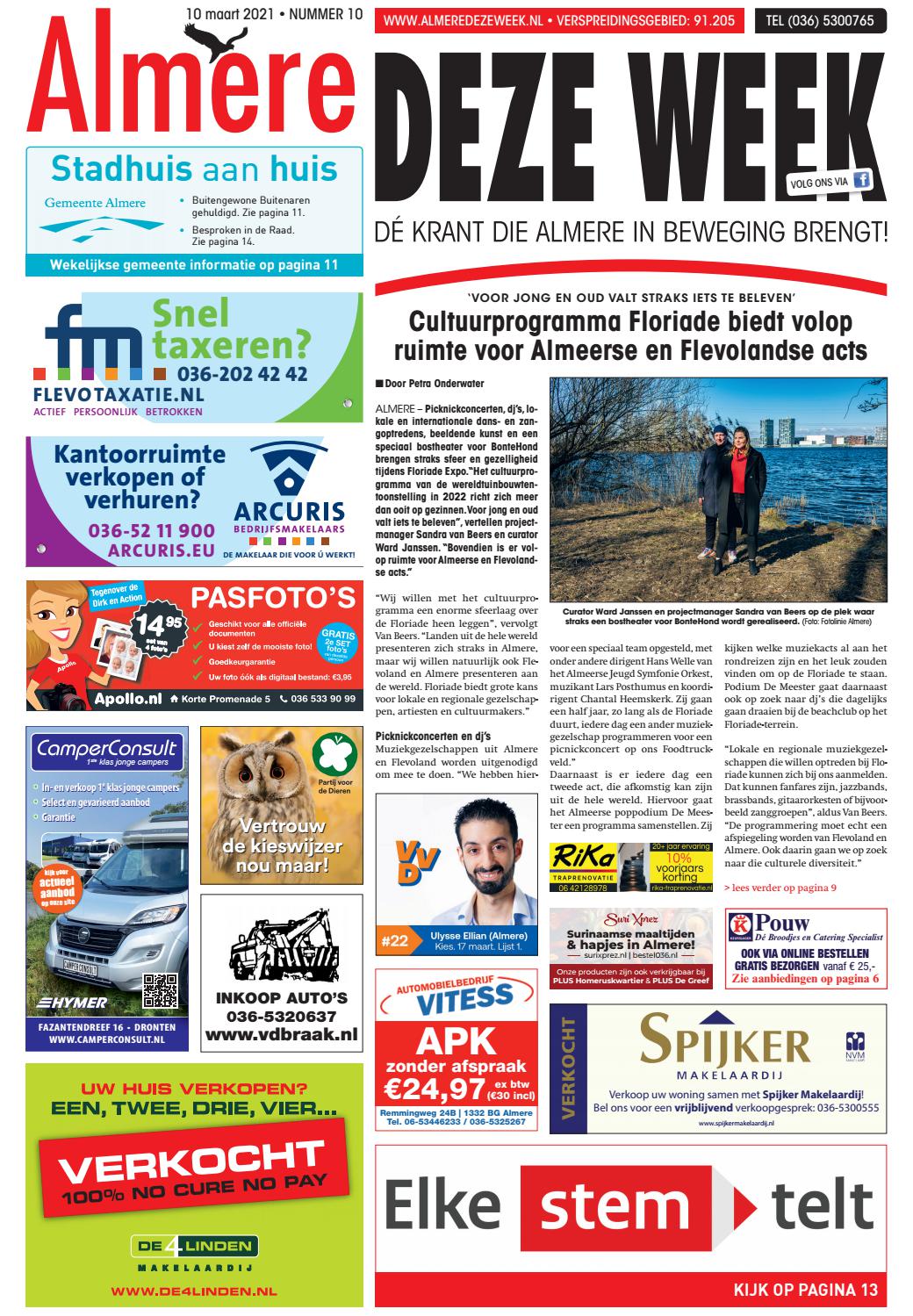 Almere DEZE WEEK Week 10 2021 by Almere DEZE WEEK