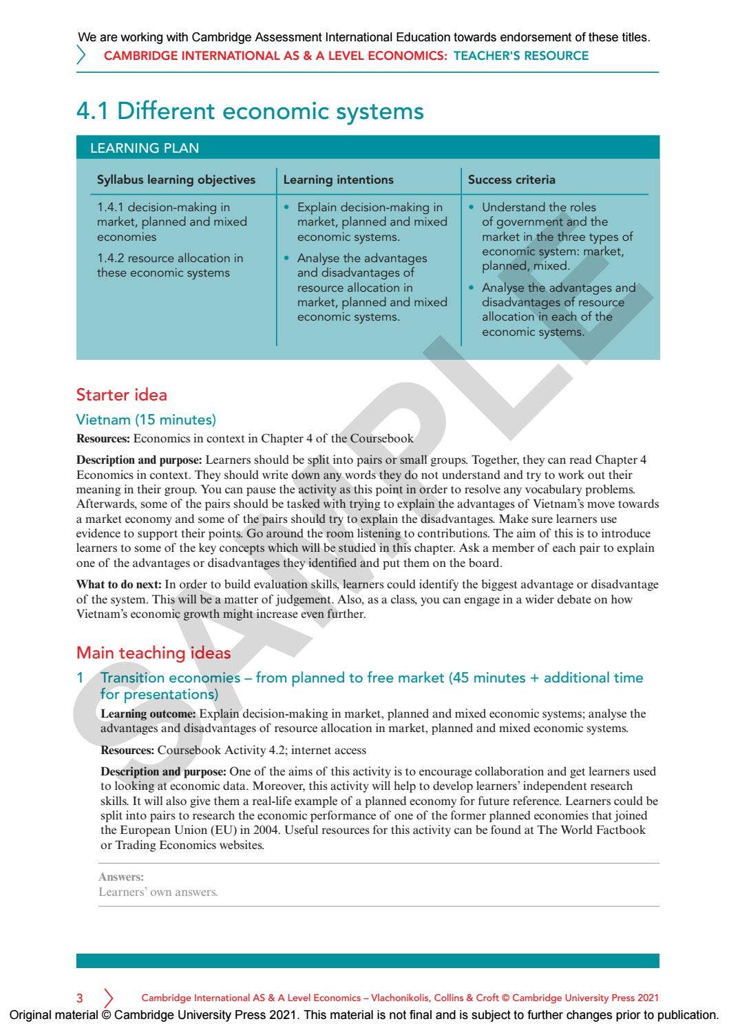 Economy Tutorial Pdf Economics COURSEBOOK Sample by Cambridge International Education - Issuu