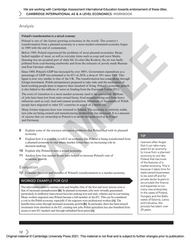 Economics COURSEBOOK Sample by Cambridge International Education - Issuu