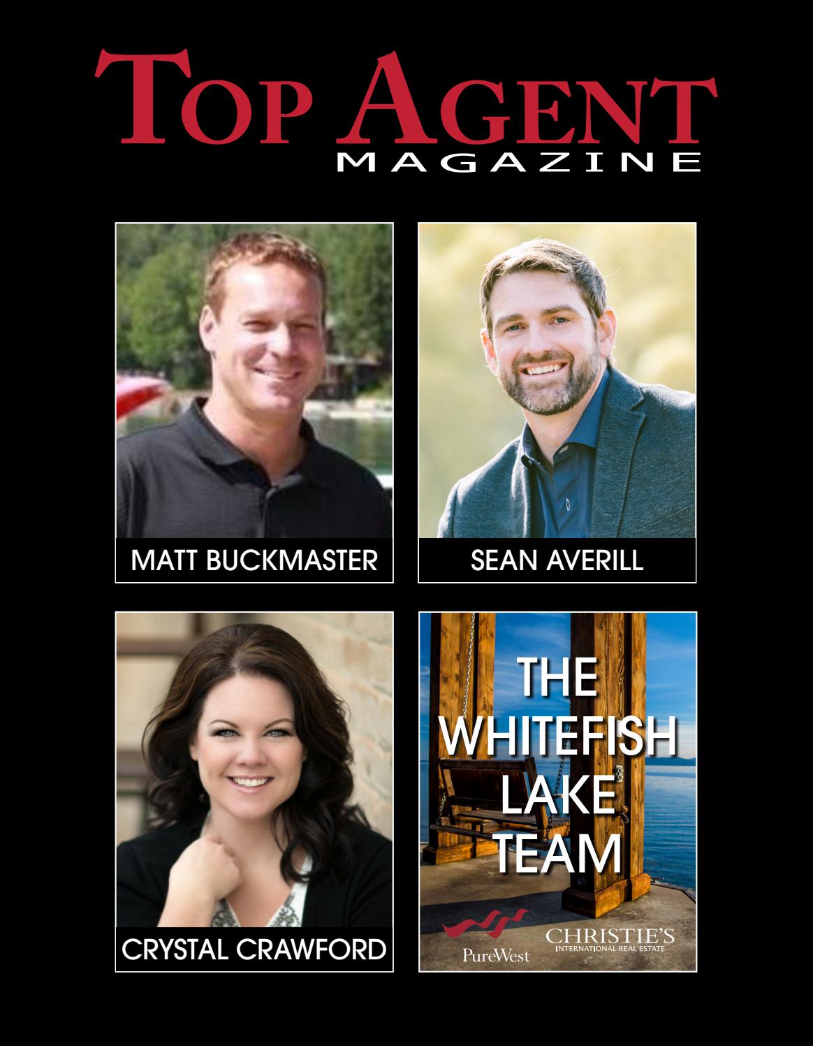 Whitefish Lake Team featured in Top Agent Magazine by PureWest Real
