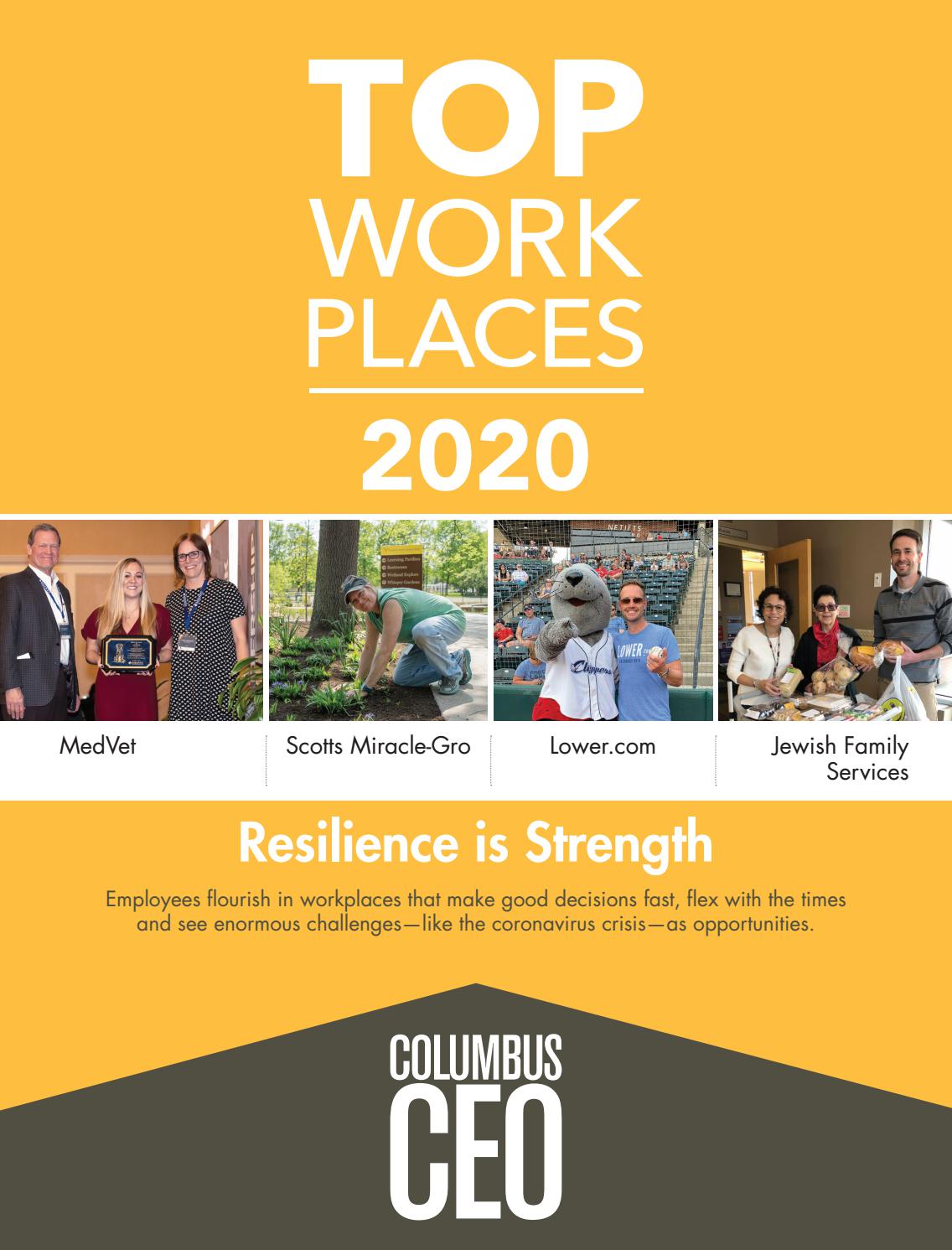 Columbus CEO's 2020 Top Workplaces by The Columbus Dispatch - Issuu