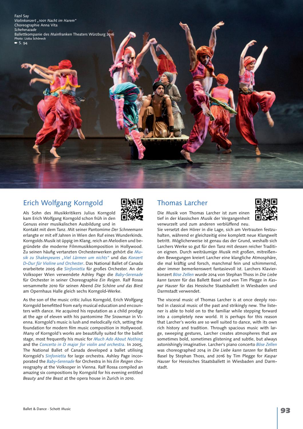 Ballet & Dance An Annotated Catalogue · Ballett & Tanz Ein