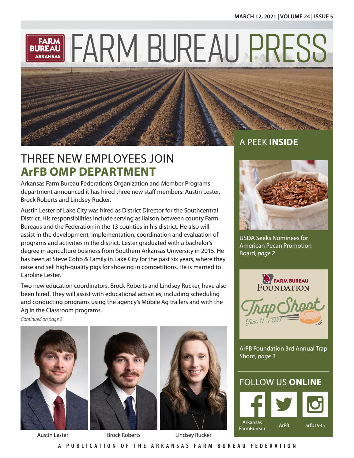Farm Bureau Press March 12 by Arkansas Farm Bureau Issuu