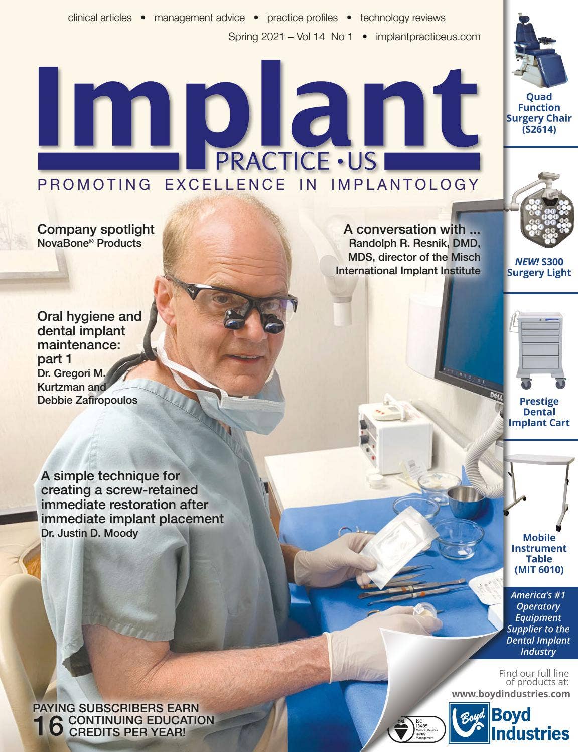 Implant Practice US Spring 2021 Vol 14 No 1 by MedMark, LLC - Issuu
