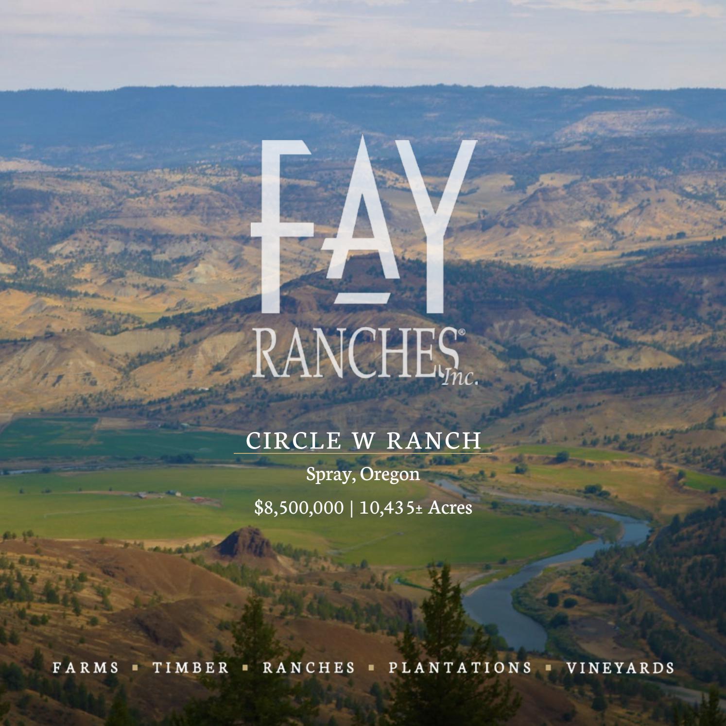 Circle W Ranch Fay Ranches by Fay Ranches Issuu