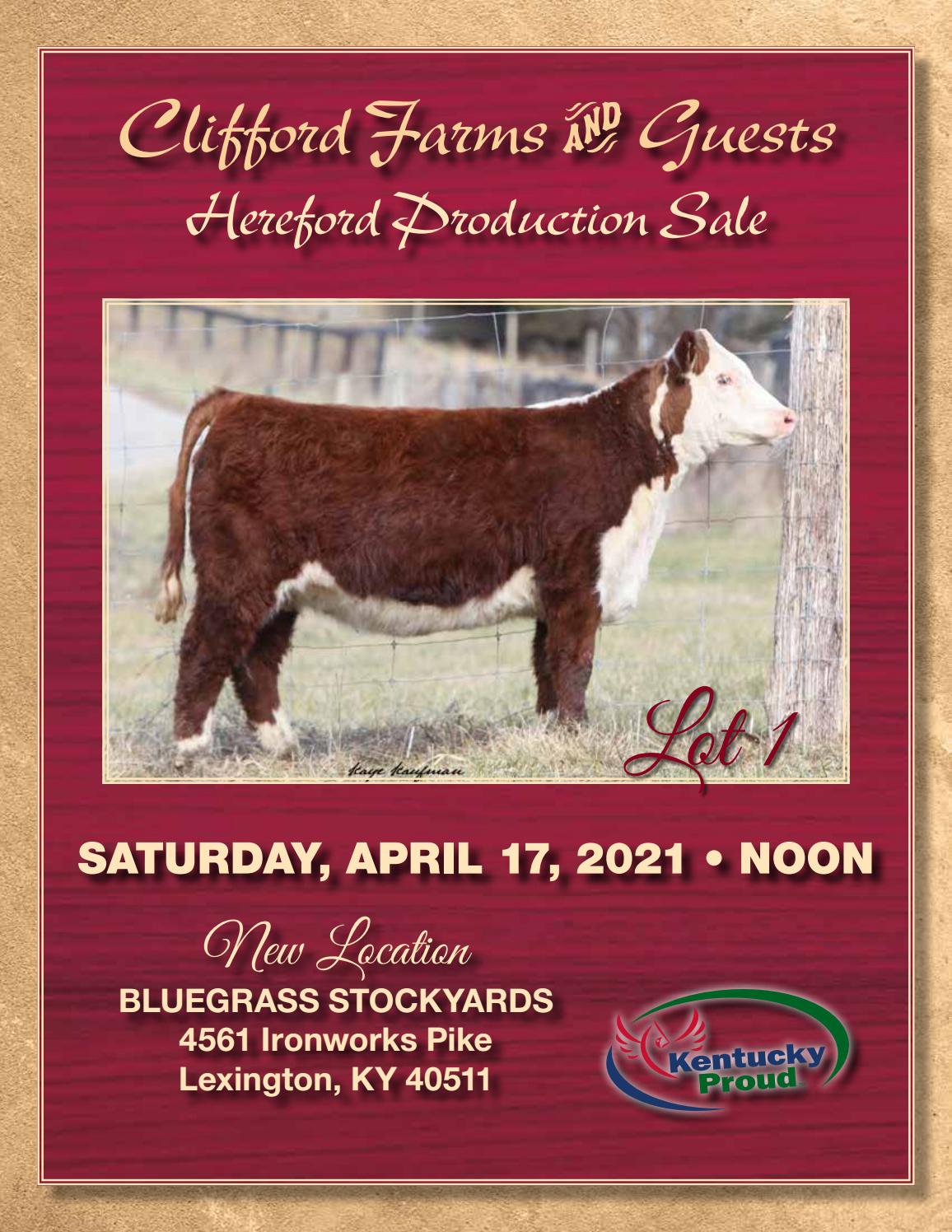 Clifford Farms and Guests Hereford Production Sale by American Hereford