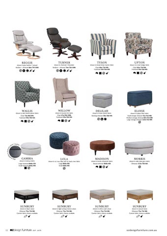 OZ Design Furniture 家具目录 · OZ DESIGN FURNITURE PRODUCT DIRECTORY 冬季 21 第 12 页