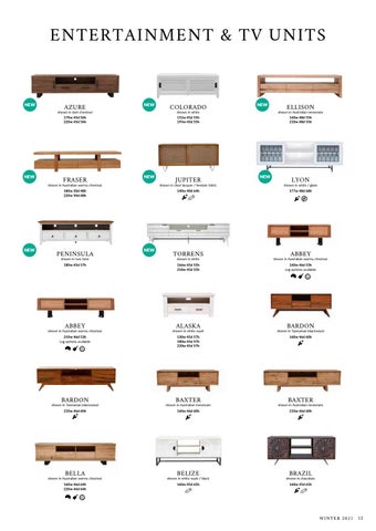 OZ Design Furniture 家具目录 · OZ DESIGN FURNITURE PRODUCT DIRECTORY 冬季 21 第 13 页