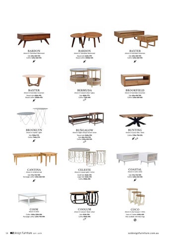 OZ Design Furniture 家具目录 · OZ DESIGN FURNITURE PRODUCT DIRECTORY 冬季 21 第 18 页