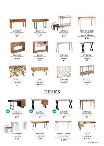 OZ Design Furniture 家具目录 · OZ DESIGN FURNITURE PRODUCT DIRECTORY 冬季 21 第 23 页