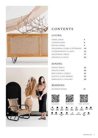OZ Design Furniture 家具目录 · OZ DESIGN FURNITURE PRODUCT DIRECTORY 冬季 21 第 3 页