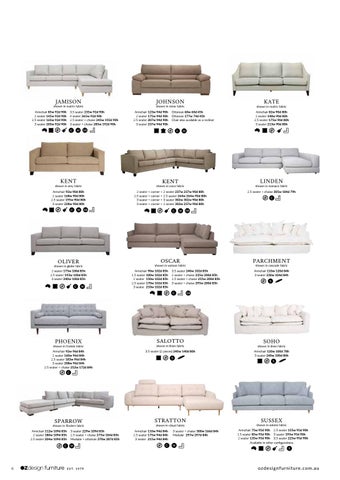 OZ Design Furniture 家具目录 · OZ DESIGN FURNITURE PRODUCT DIRECTORY 冬季 21 第 6 页