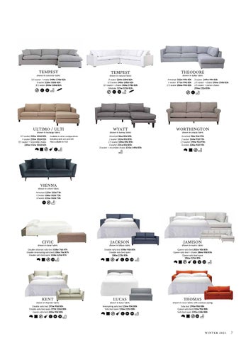 OZ Design Furniture 家具目录 · OZ DESIGN FURNITURE PRODUCT DIRECTORY 冬季 21 第 7 页