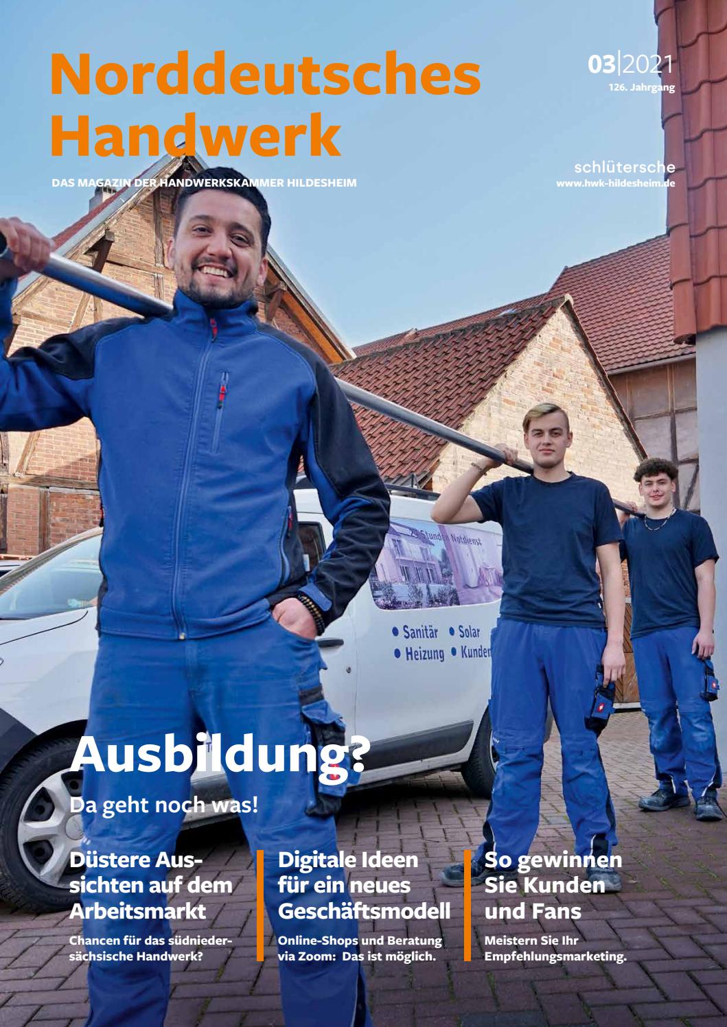 Norddeutsches Handwerk 3/2021 by Schluetersche - Issuu