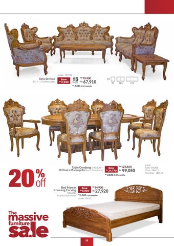 Teak World 家具目录 · The Massive 家具 Sale 2021 I 第 14 页
