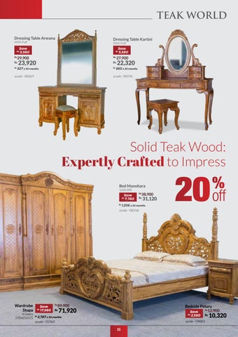 Teak World 家具目录 · The Massive 家具 Sale 2021 I 第 15 页