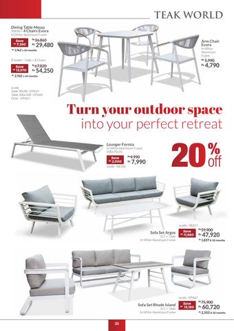 Teak World 家具目录 · The Massive 家具 Sale 2021 I 第 23 页