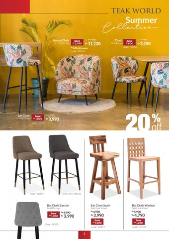 Teak World 家具目录 · The Massive 家具 Sale 2021 I 第 5 页
