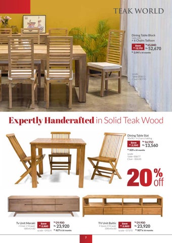 Teak World 家具目录 · The Massive 家具 Sale 2021 I 第 7 页