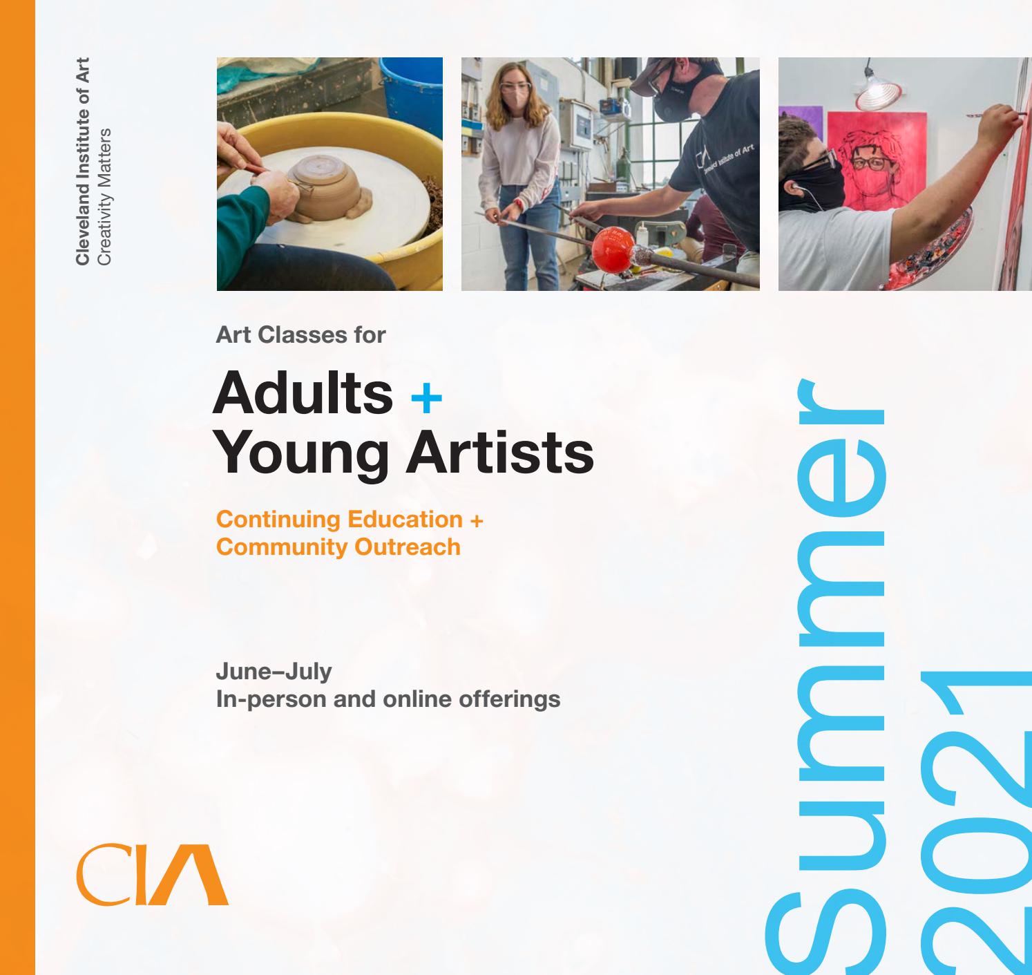 Summer 2021 Cleveland Institute of Art Continuing Education course