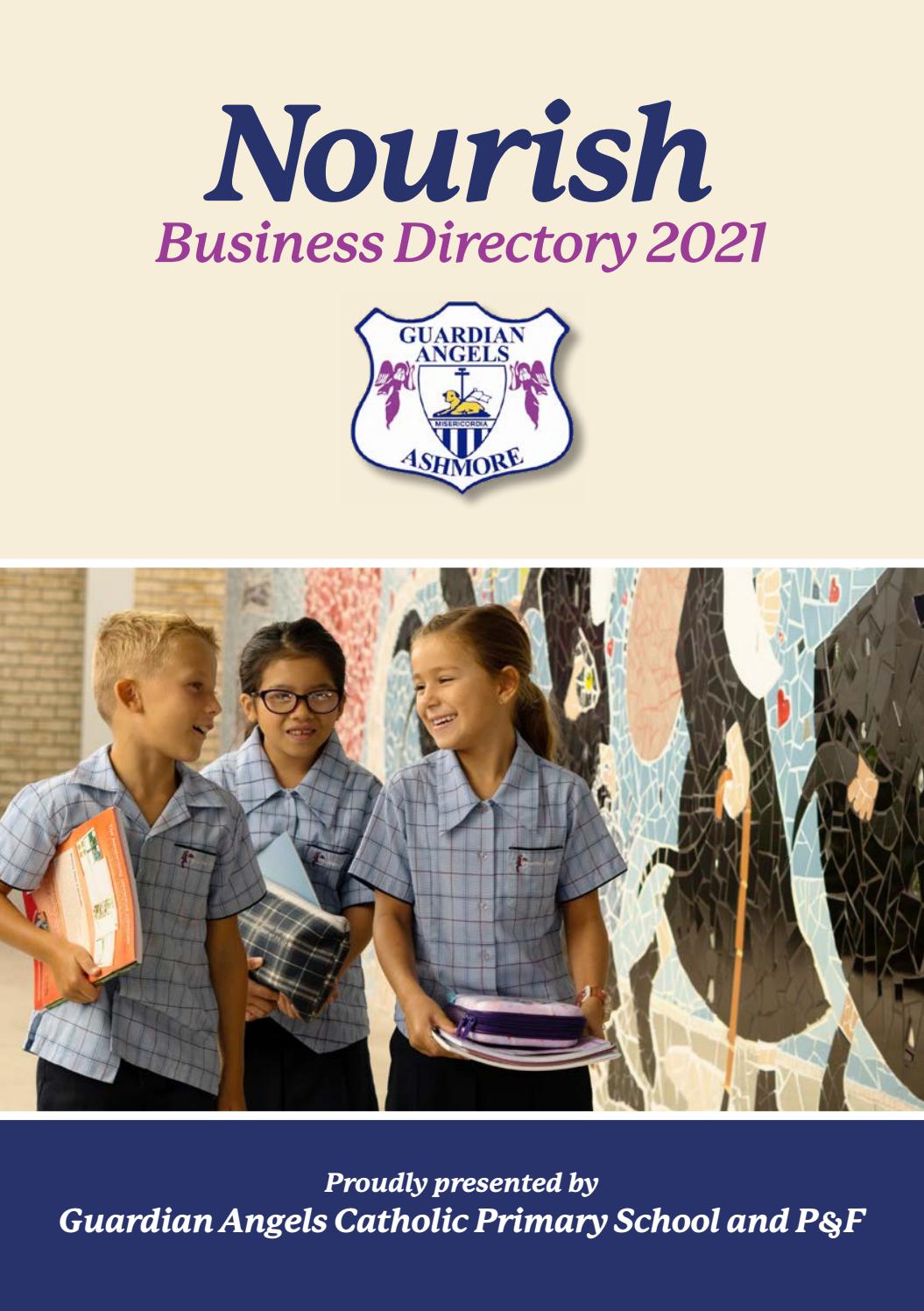 "NOURISH" 2021 Business Directory by Guardian Angels Primary Catholic