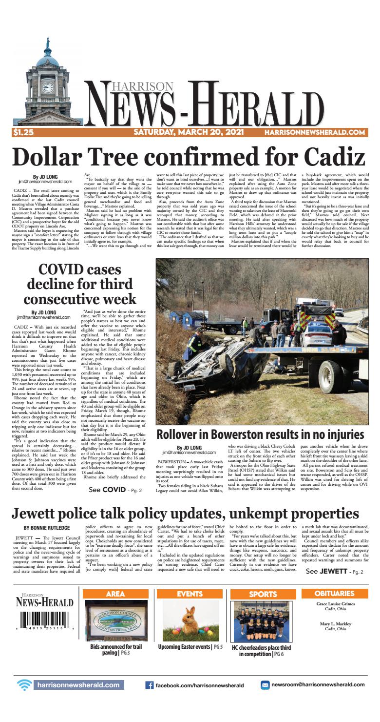 Harrison News Herald 032021 by Harrison NewsHerald Archive Issuu