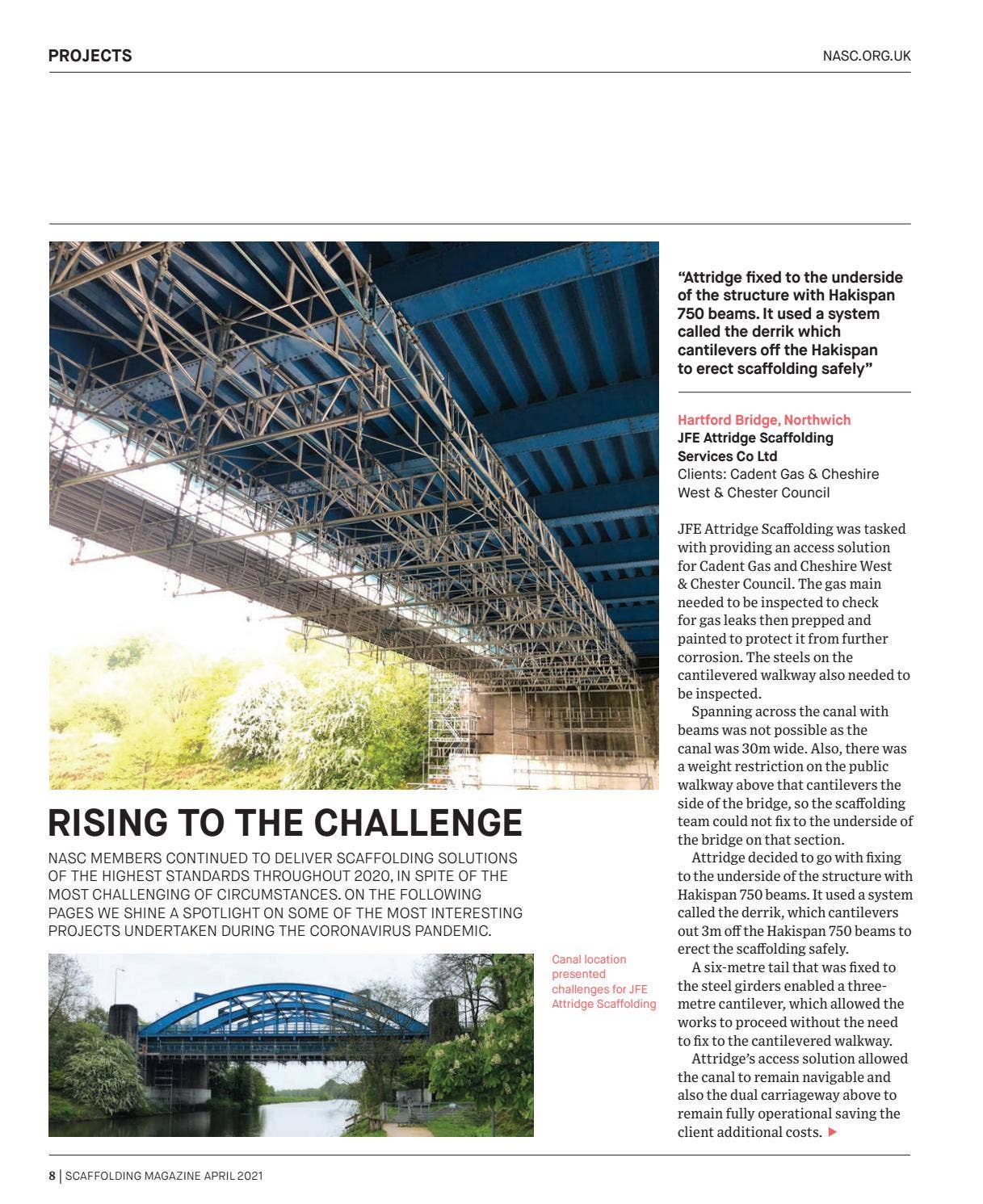 Magazine Scaffold Scaffolding magazine 2021 by Construction Management - Issuu