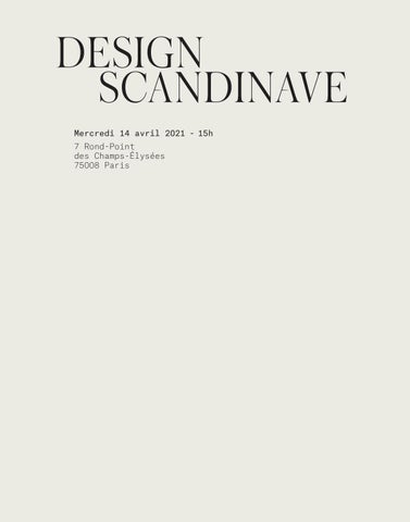 Artcurial 家具目录 · Design Scandinave 第 3 页