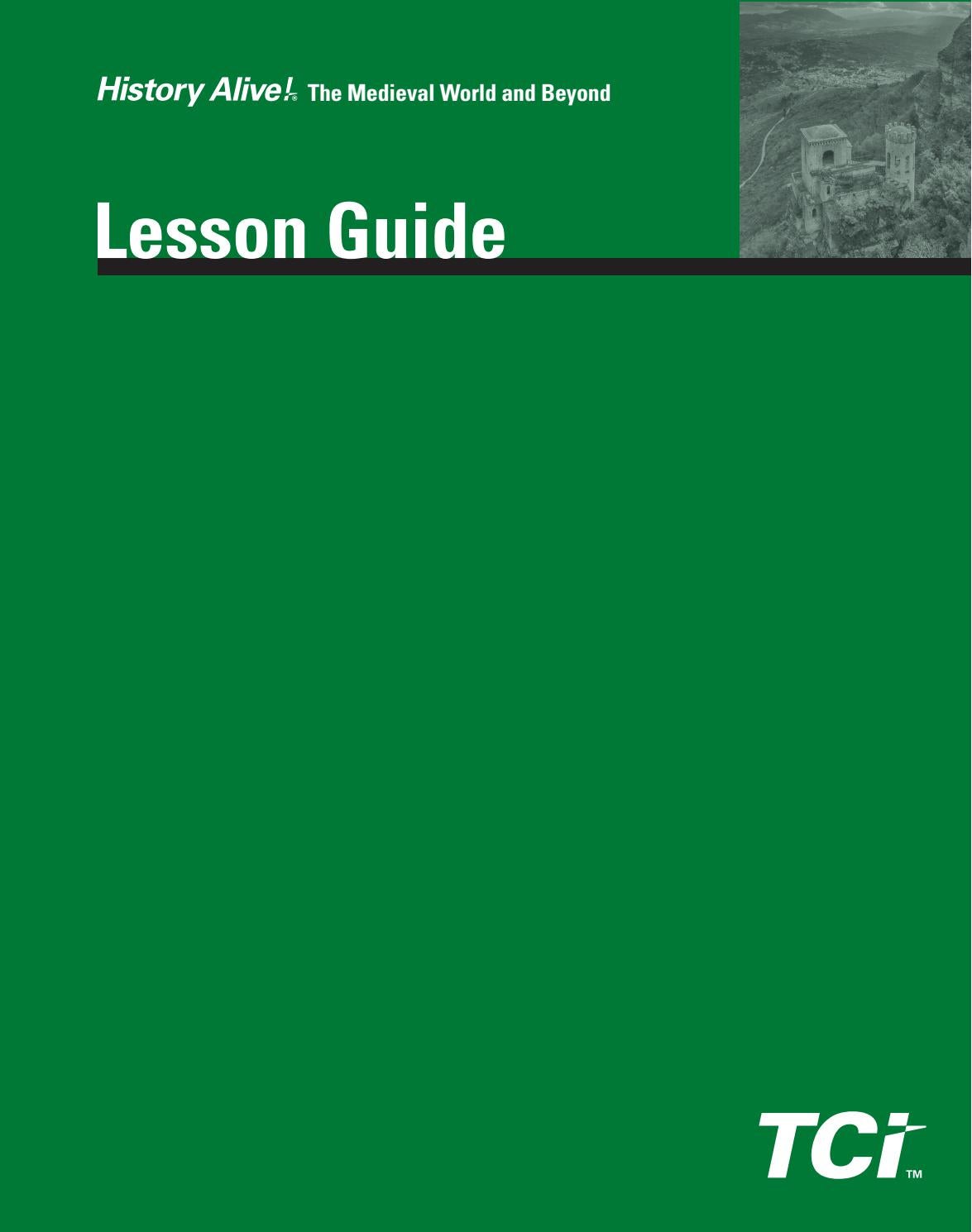 History Alive! The Medieval World and Beyond Lesson Guide Sample by