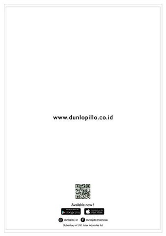 Brosur Matras Dunlopillo Indonesia - 灯饰目录 2021 第 20 页
