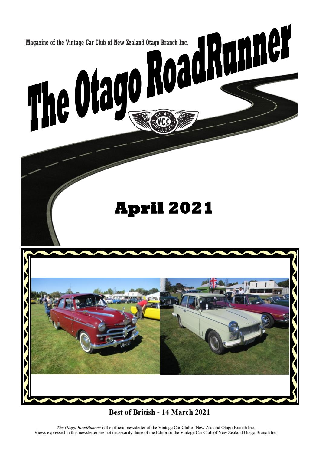 Otago VCC April 2021 by Vintage Car Club of New Zealand Issuu
