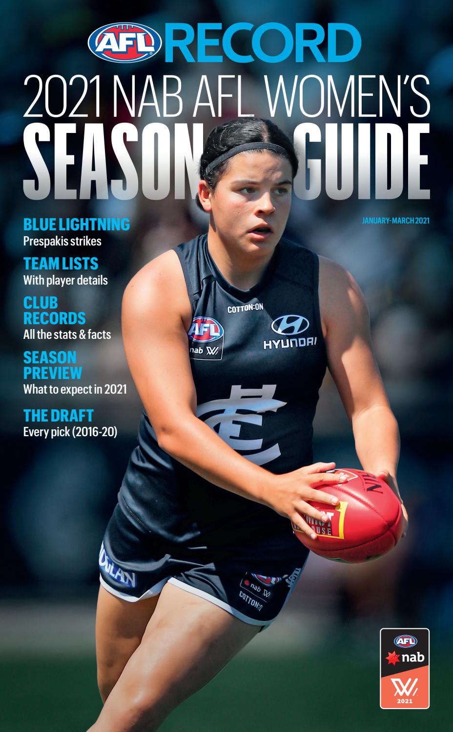 AFLW Season Guide 2021 by Crocmedia Lifestyle1 - Issuu