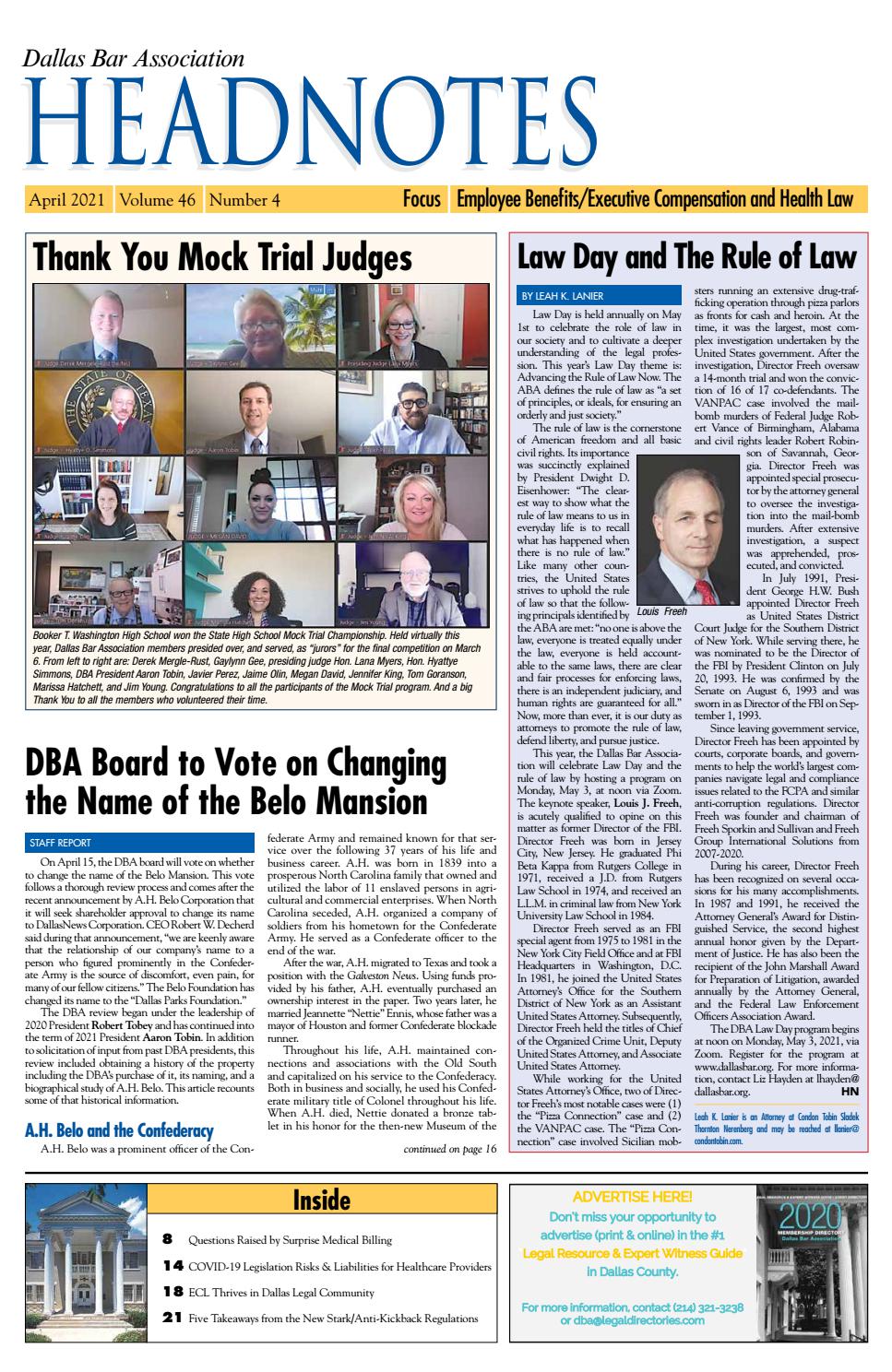 April 2021 Headnotes by Jessica Smith - Issuu April 2021 Headnotes by Jessica Smith - Issuu