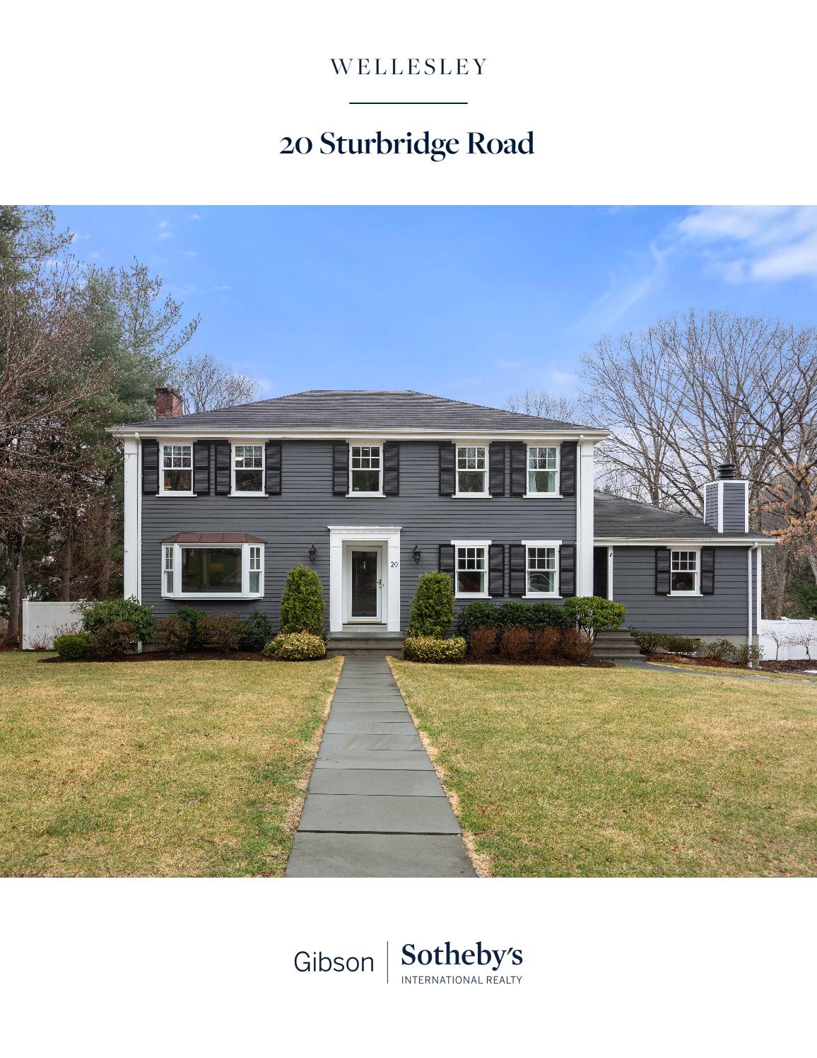 20 Sturbridge Road, Wellesley by Gibson Sotheby's International Realty