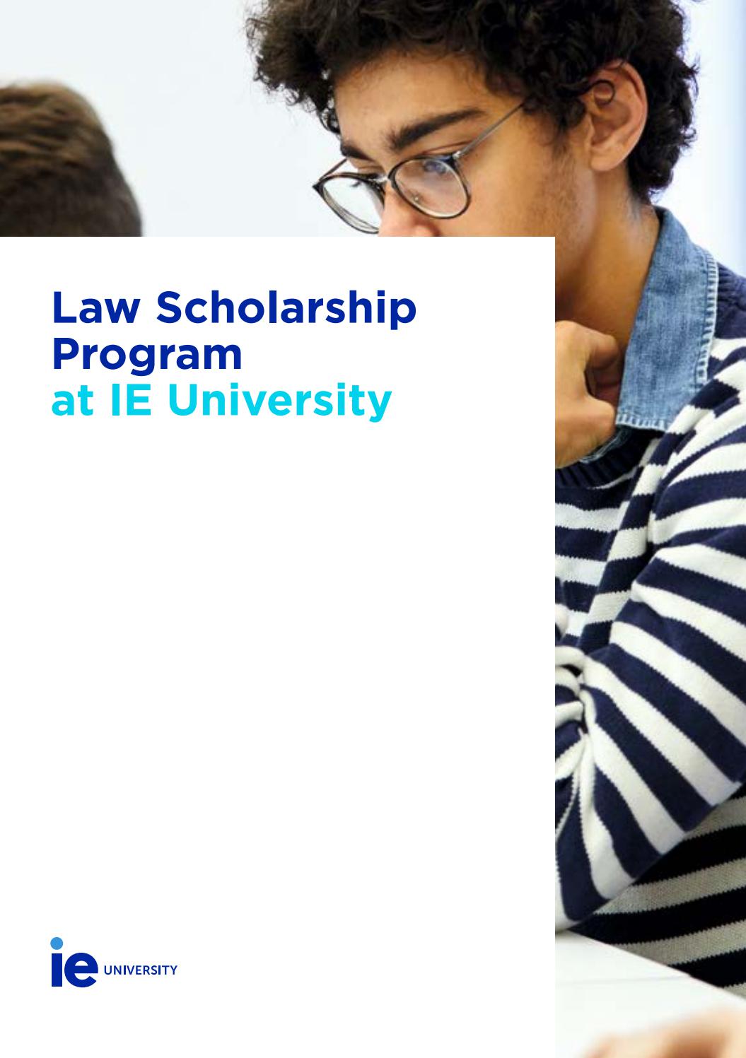 Law Scholarship Program by IE University Issuu