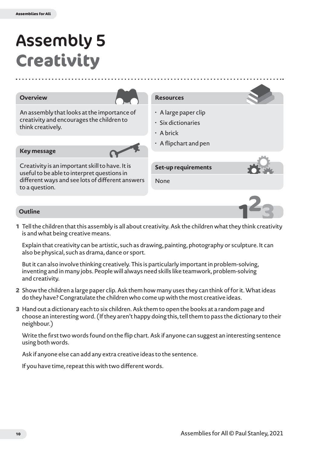 Assemblies for All: Diverse and exciting assembly ideas for all Key ...