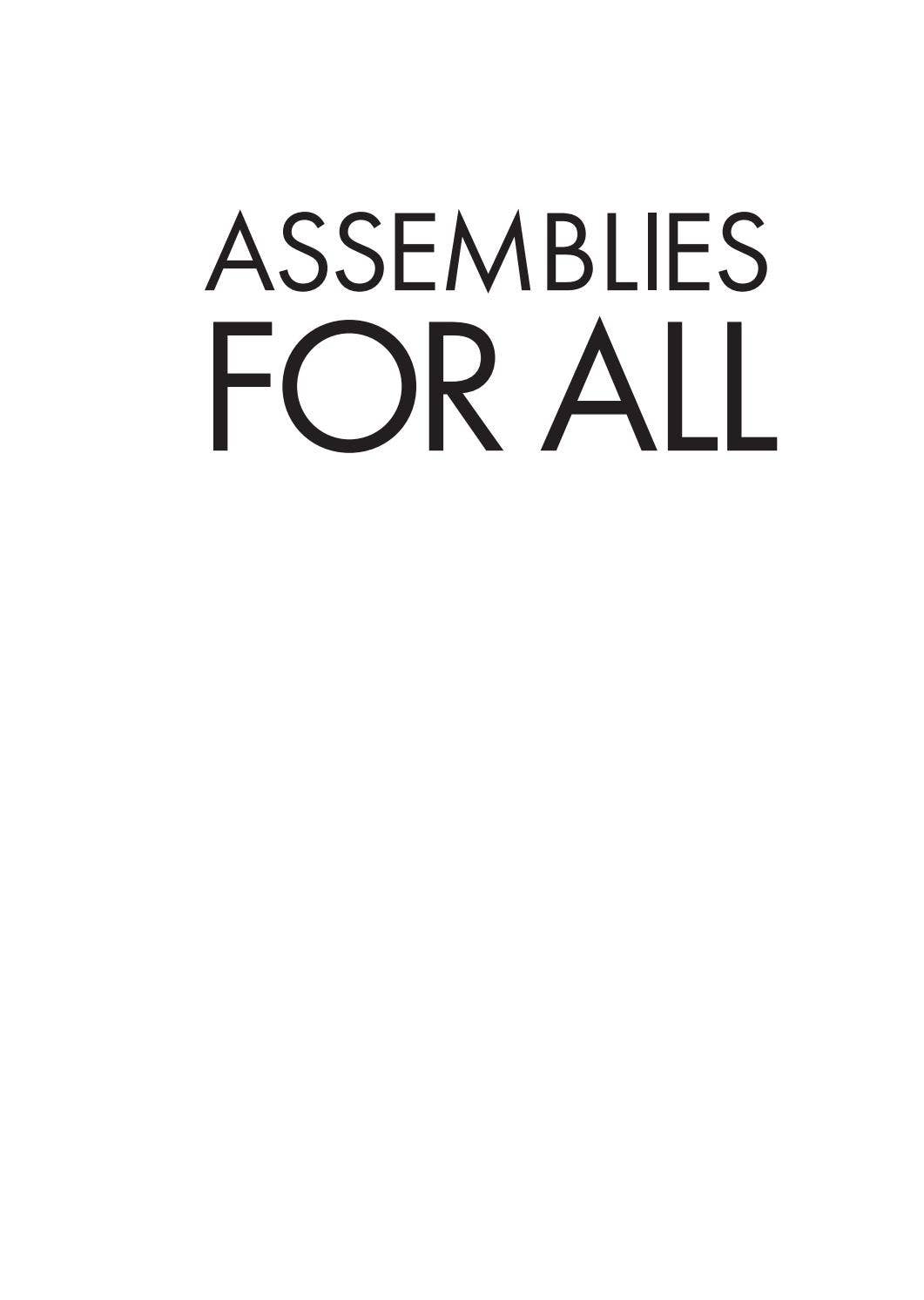 Assemblies for All: Diverse and exciting assembly ideas for all Key ...
