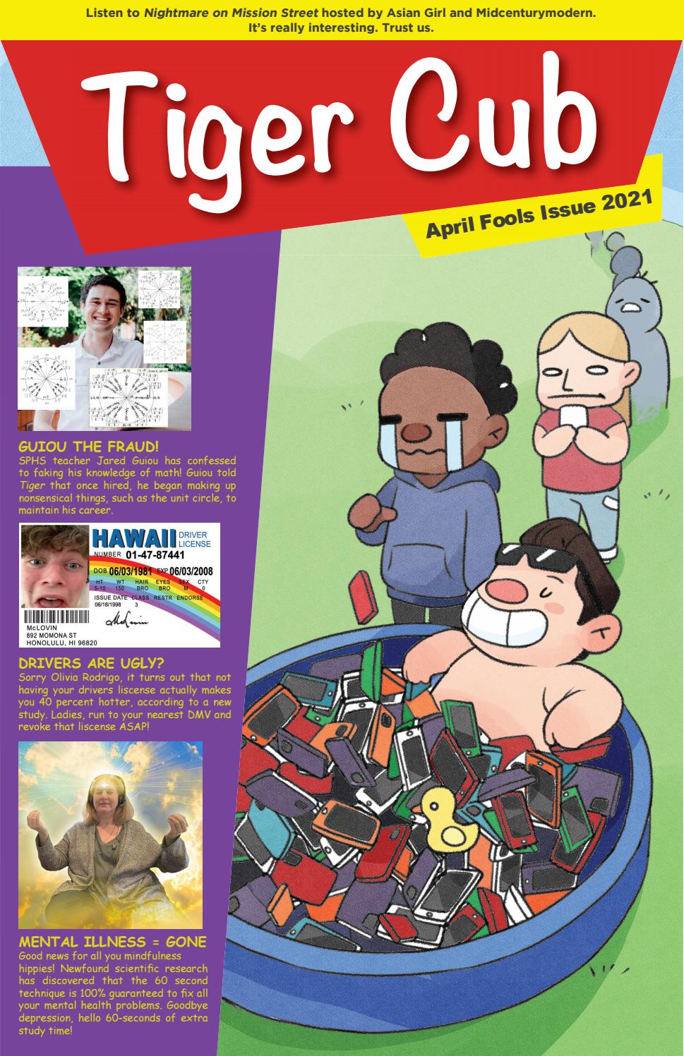 Tiger Newspaper April Fools 2021 by Tiger Newspaper Issuu