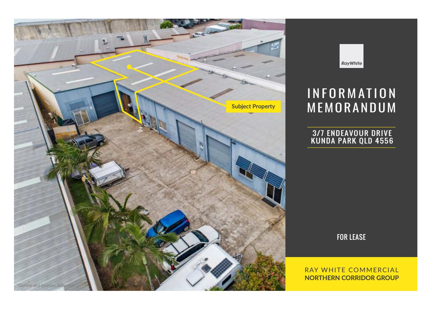 IM Lease 3/7 Endeavour Drive, Kunda Park Ray White Commercial