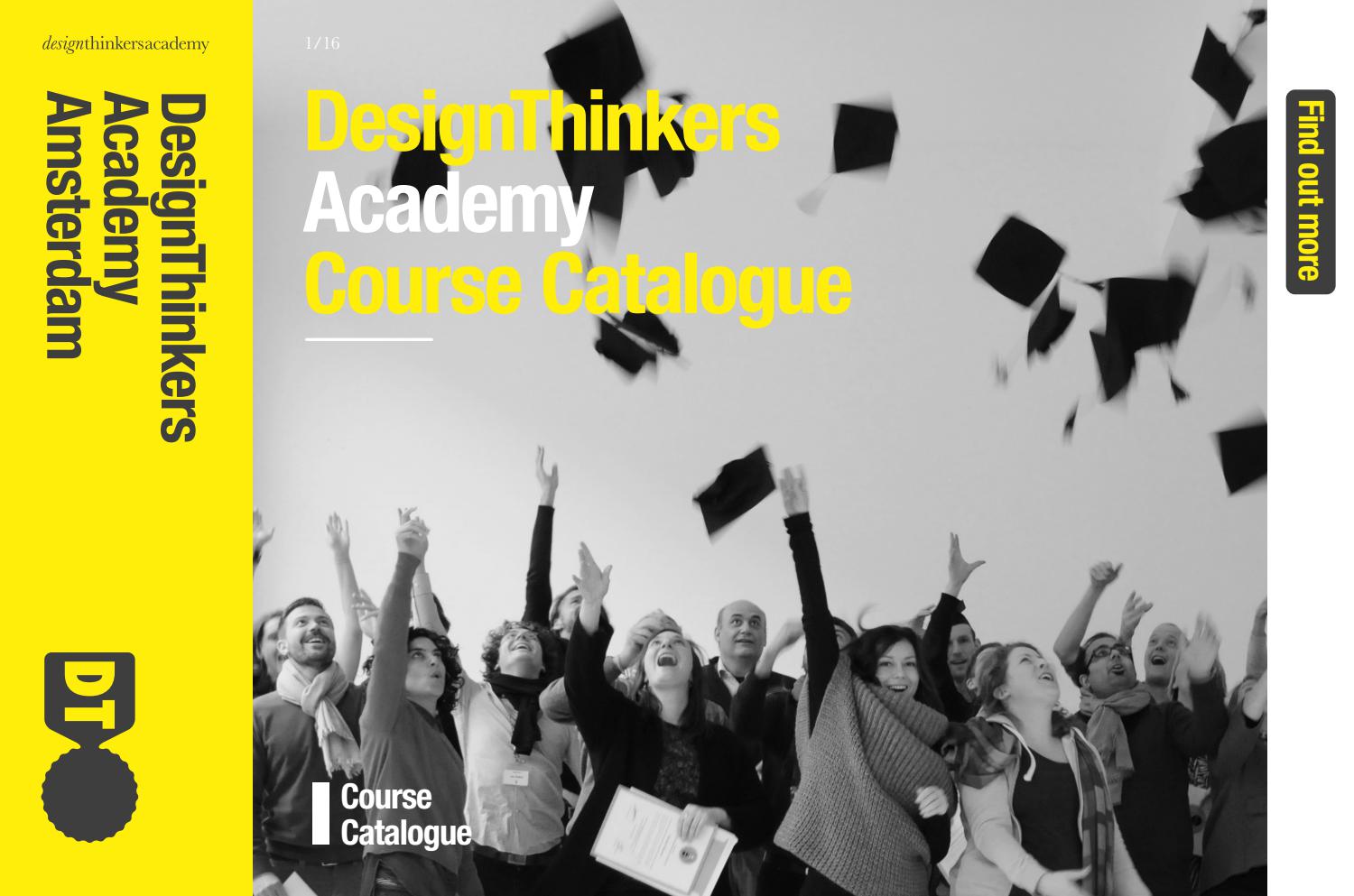 DesignThinkers Academy Course Catalogue by DesignThinkers Academy Issuu