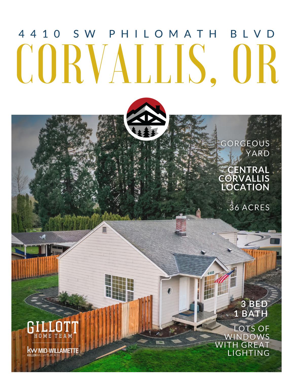 4410 SW Philomath Blvd Corvallis, Oregon by Gillott Home Team Issuu
