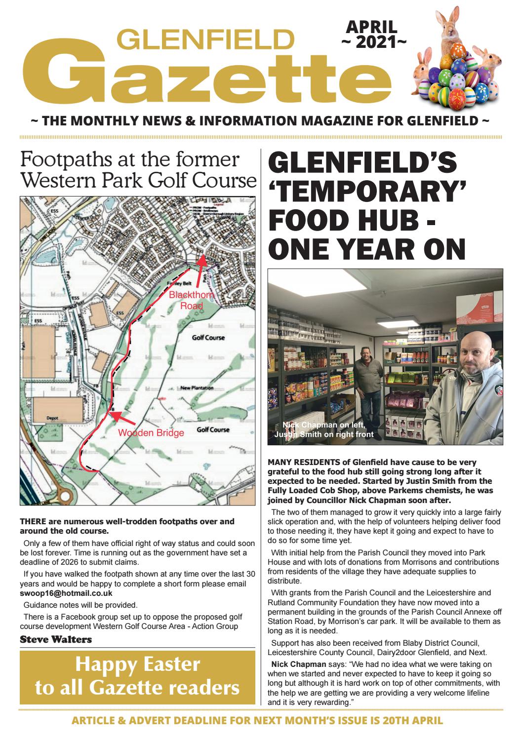 April 2021 Glenfield Gazette By Michael Wilkinson Issuu April 2021 Glenfield Gazette By Michael Wilkinson Issuu