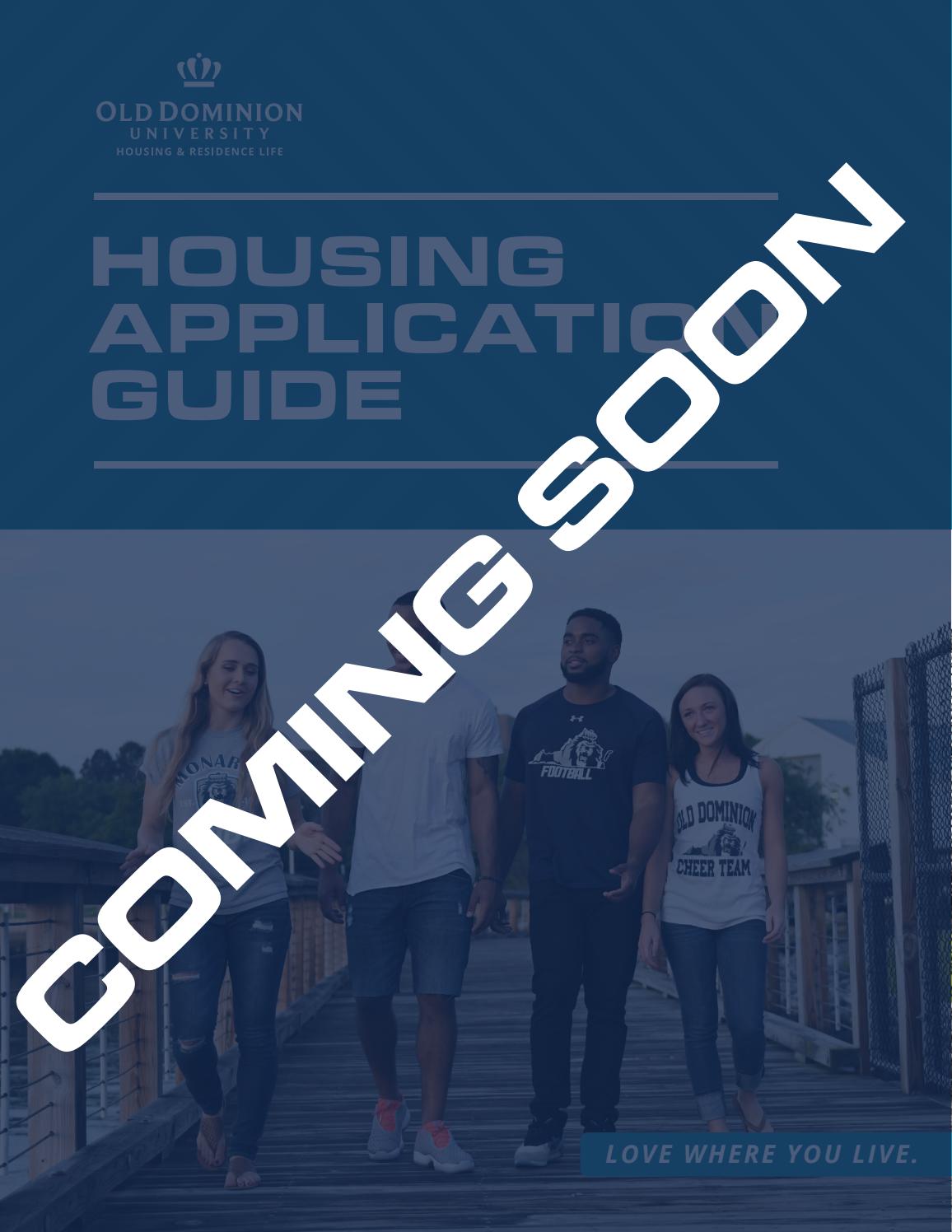 ODU Housing Application Flipbook by ODU Housing Issuu