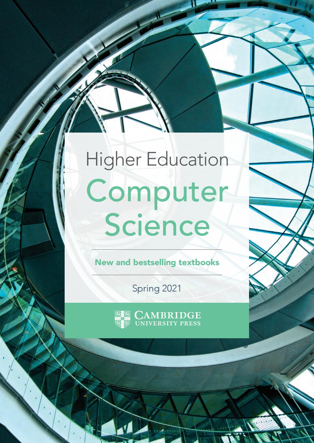 Computer Science Textbooks from Cambridge University Press Spring 2021 ...