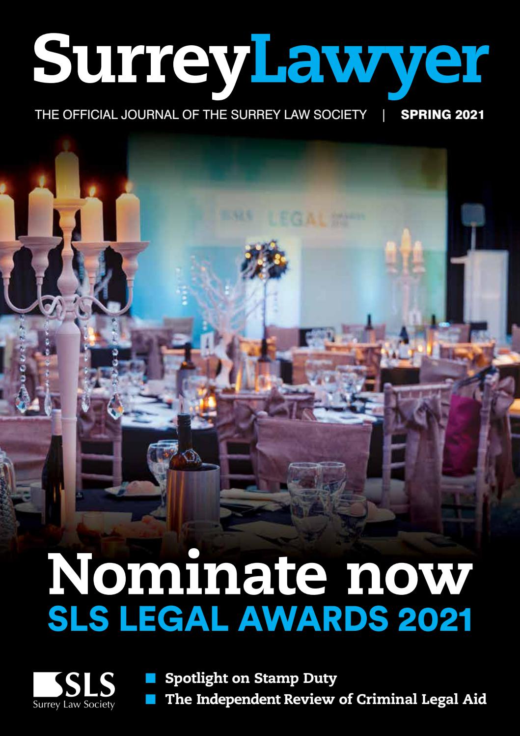 Surrey Lawyer April 2021 by Benham Publishing Limited Issuu