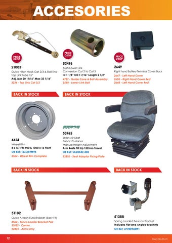 Kendal Hills Supply 灯饰目录 · April 2021 Product News 第 12 页