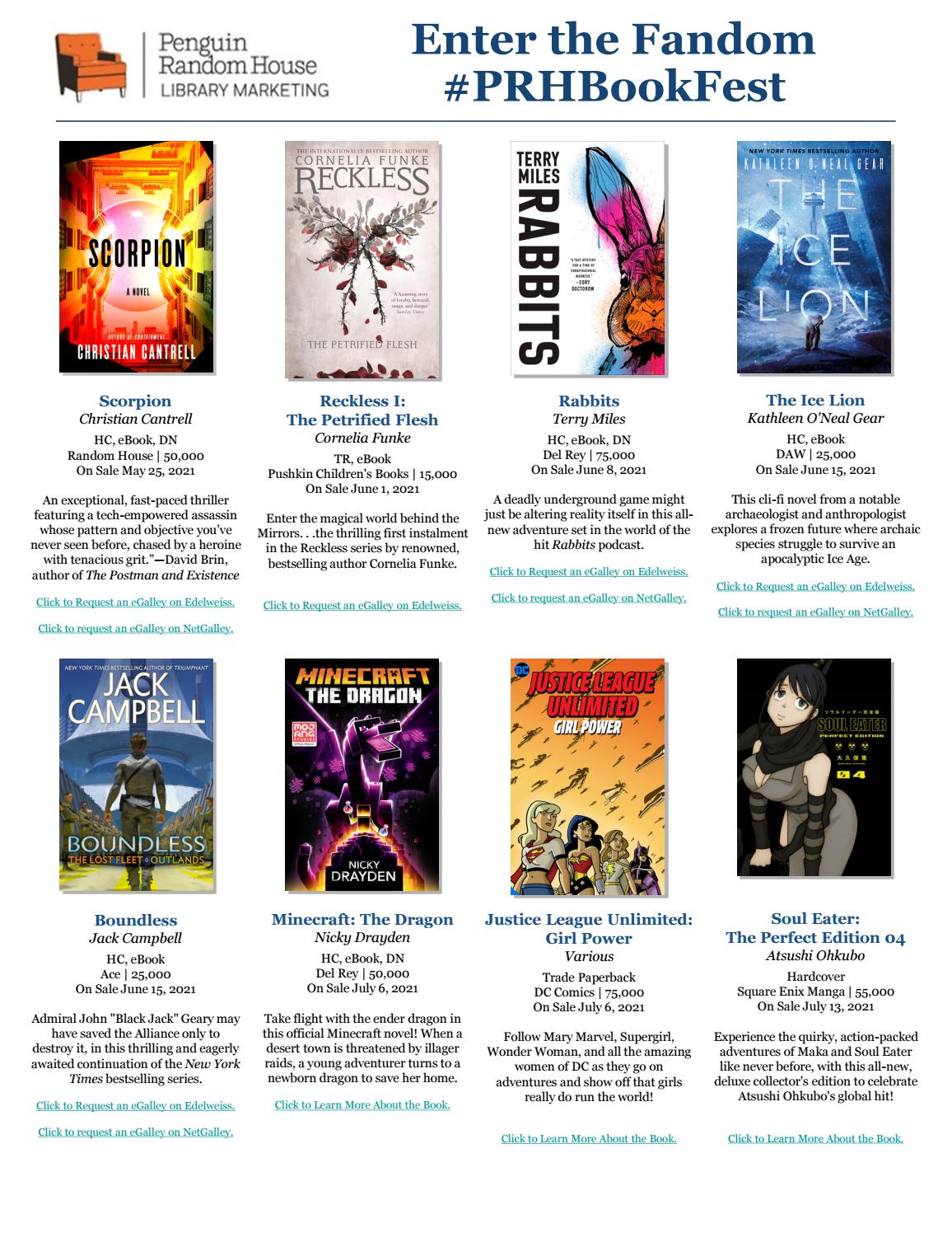 Enter the Fandom, Spring Book & Author Festival 2021 by PRH Library Issuu