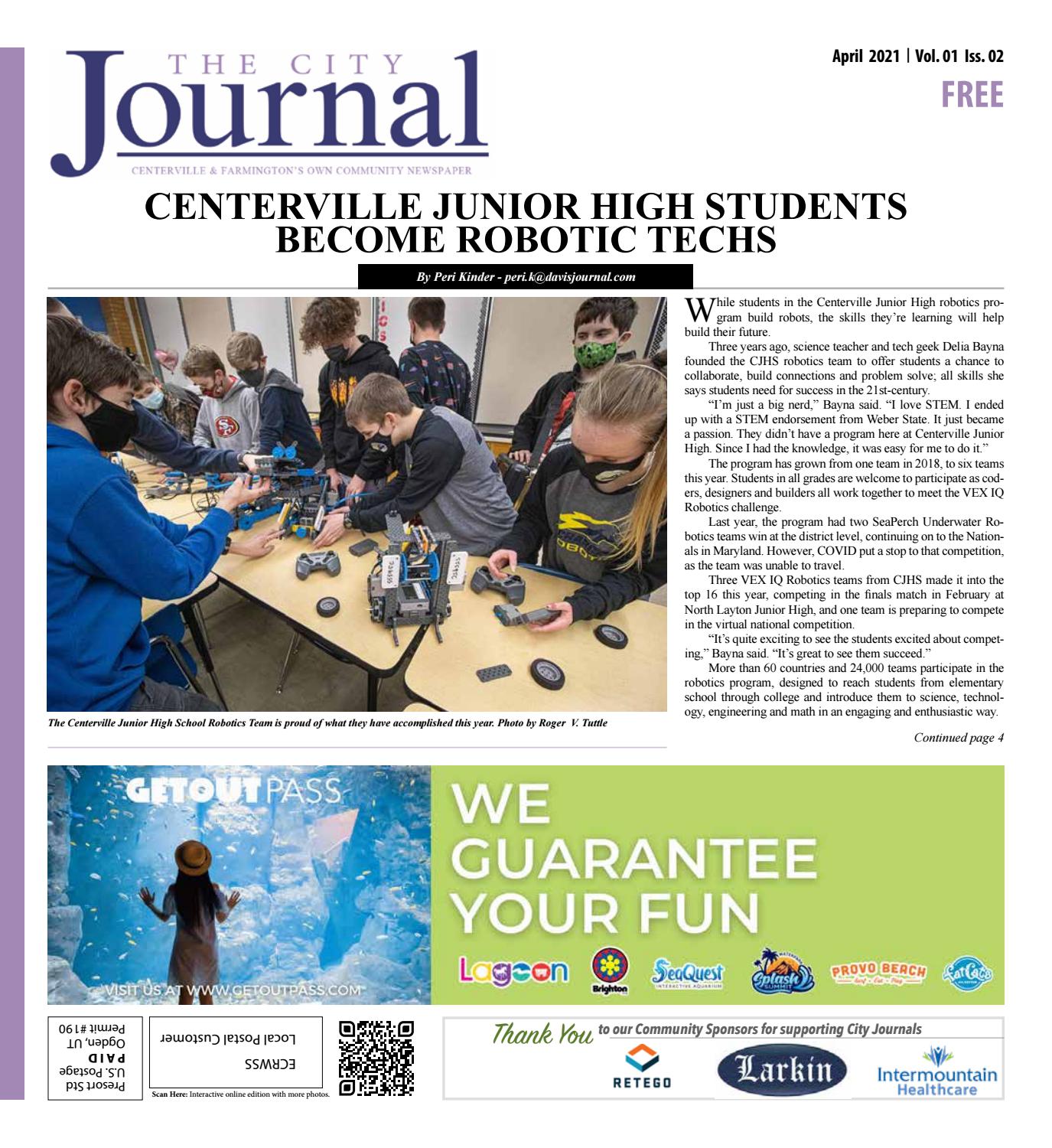 Centerville/Farmington Journal April 2021 by The City Journals Issuu